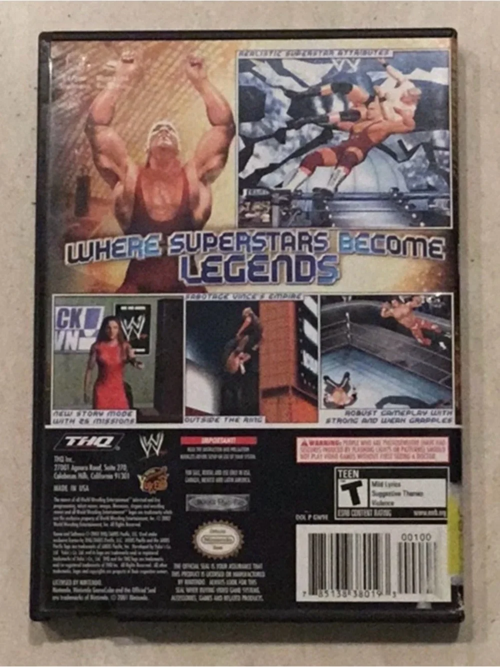 WWE WrestleMania XIX Nintendo GameCube Game Tested